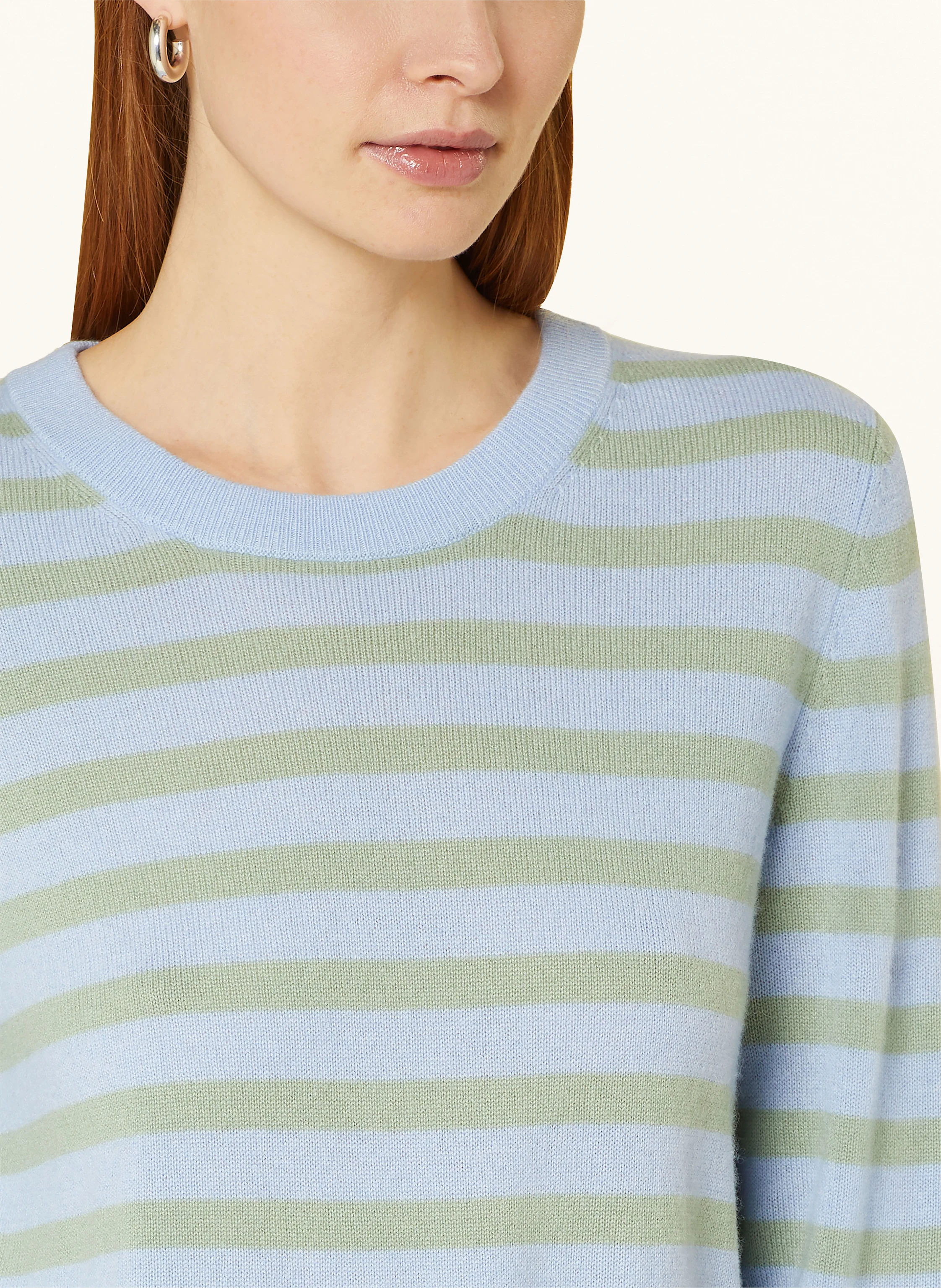 darling harbour Cashmere-Pullover mit 3/4-Arm