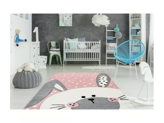 Tapis de Chambre Enfant Lapin 