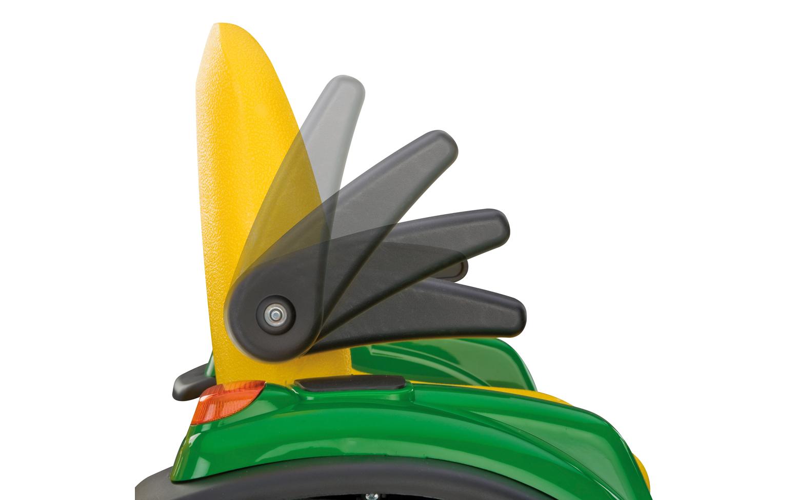 John Deere Ground Force Gelb/Grün<br>Detailgetreuer Kindertraktor mit Anhänger