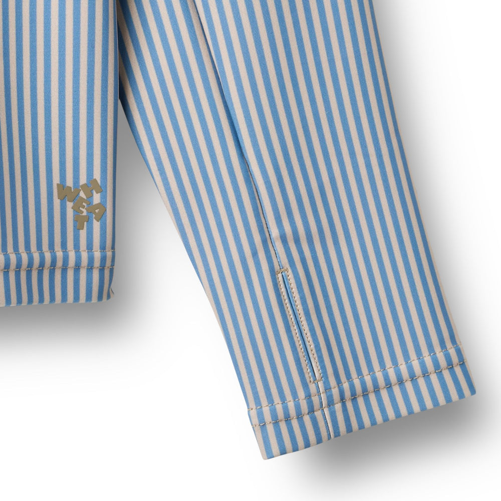 Køb Wheat Blue Swim Stripe Badebluse Zip Ada