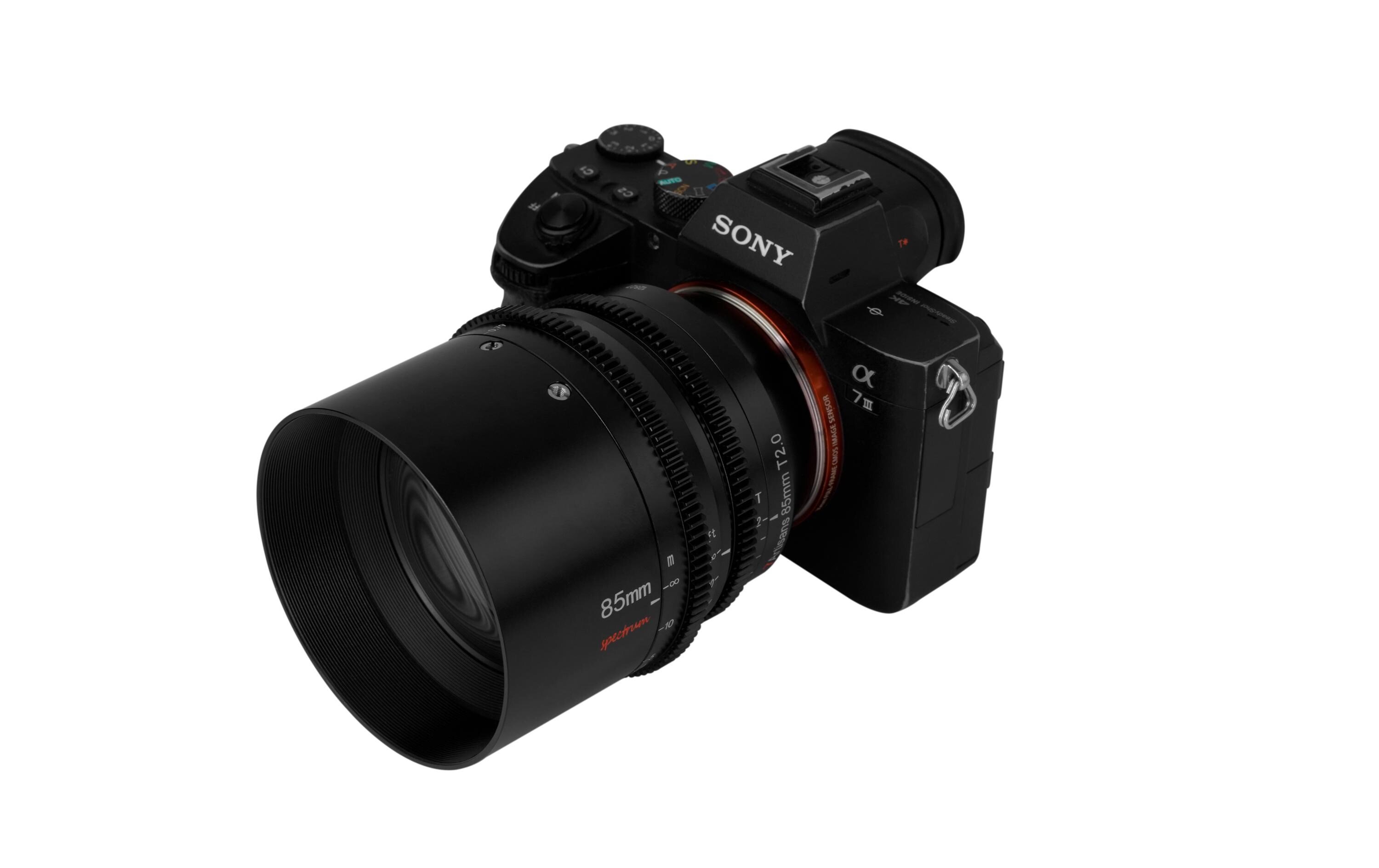 Festbrennweite 85mm T2.0 – Sony E-Mount<br>Vollformat Filmobjektiv für spiegellose Kameras