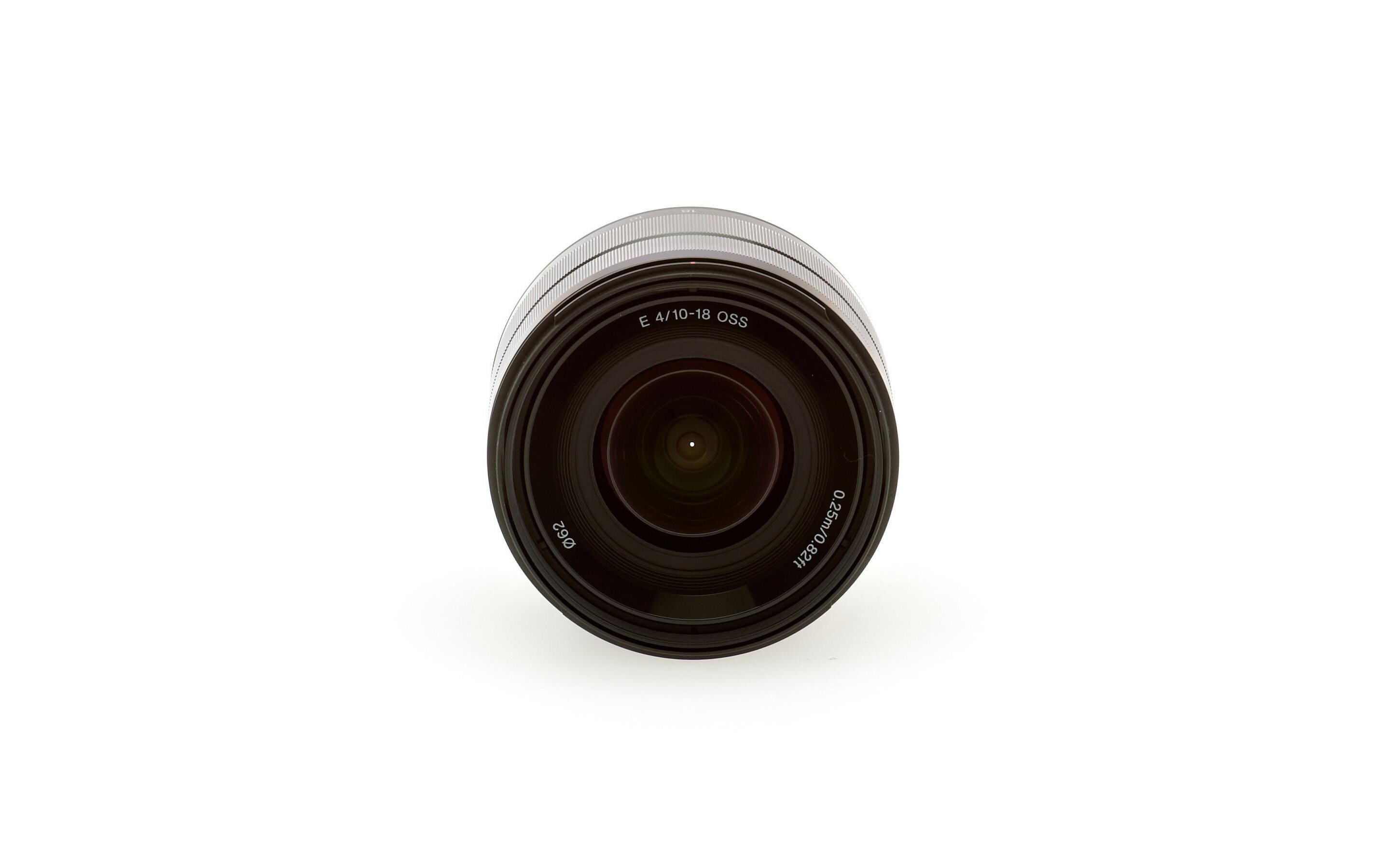 Zoomobjektiv E 10-18mm F/4 OSS Sony E-Mount<br>Zoomobjektiv mit scharfen, verwacklungsfreien Bildern