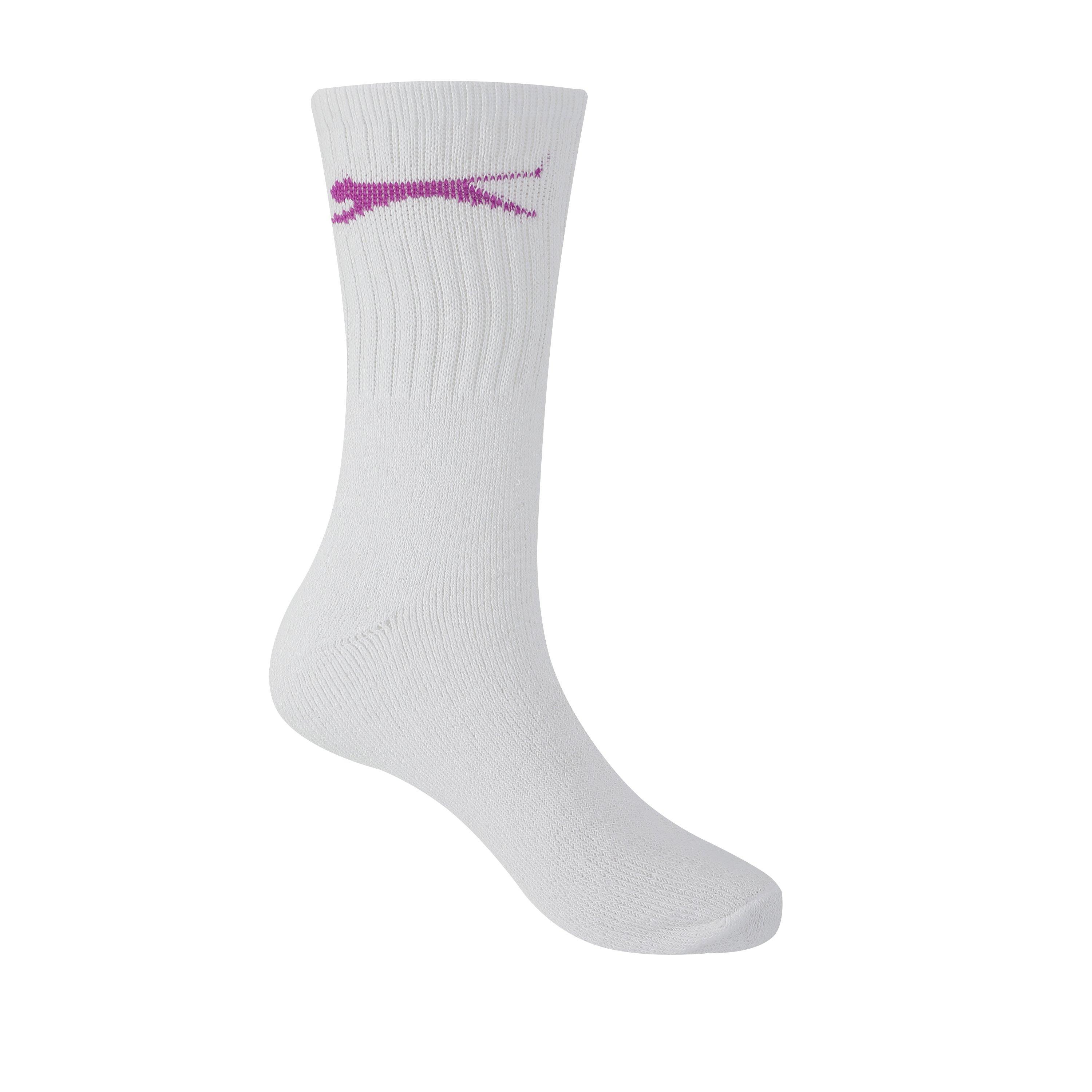 Slazenger 5 Pack Crew Socks Ladies