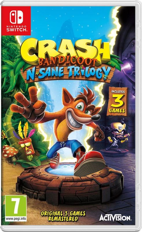 Crash Bandicoot - N. Sane Trilogy - Nintendo Switch - Game
