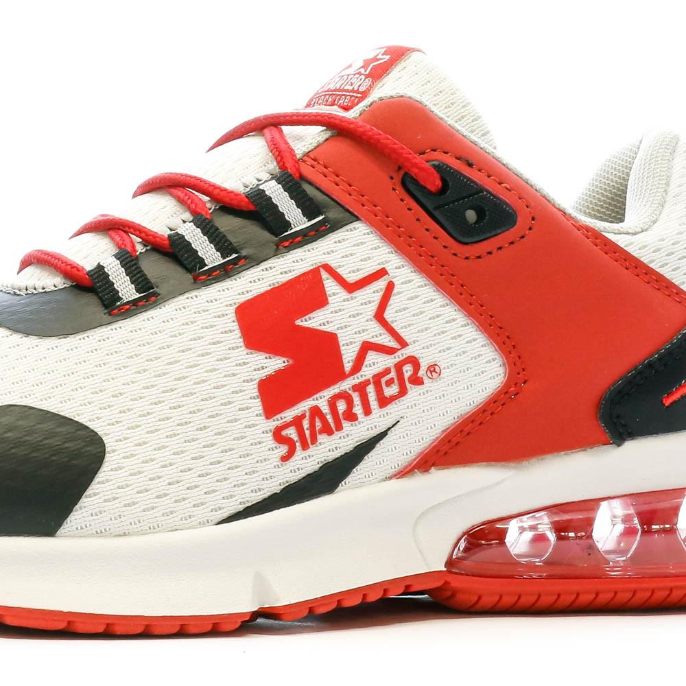 Starter Baskets Blanches/Rouges Garçon Starter Crossover