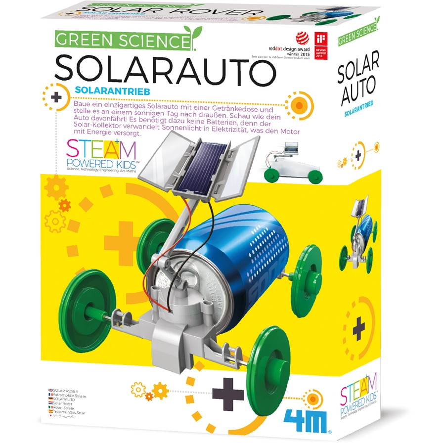 4M Green Science - Solarauto Mehrfarbig