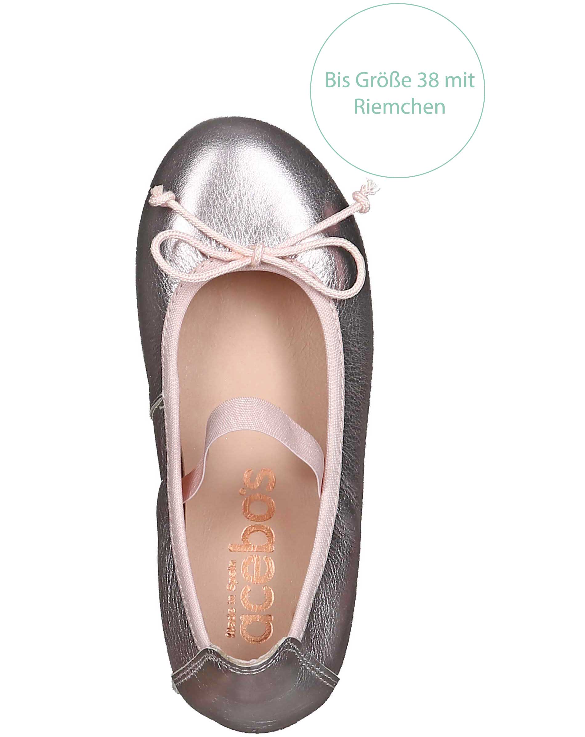 Ballerinas METALICO in rosa metallic