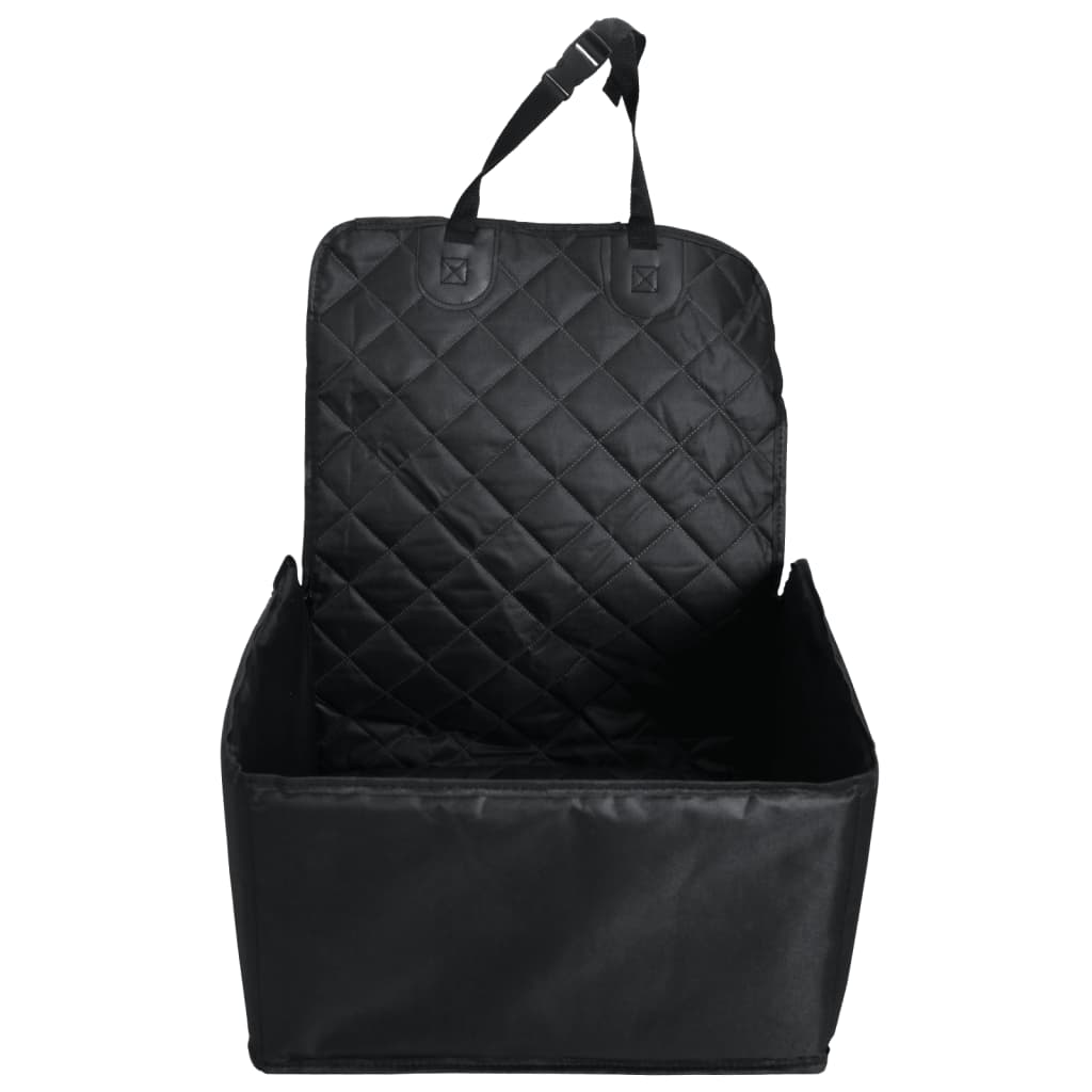 Assento de carro para cães vidaXL, preto, 45x45x25/55 cm