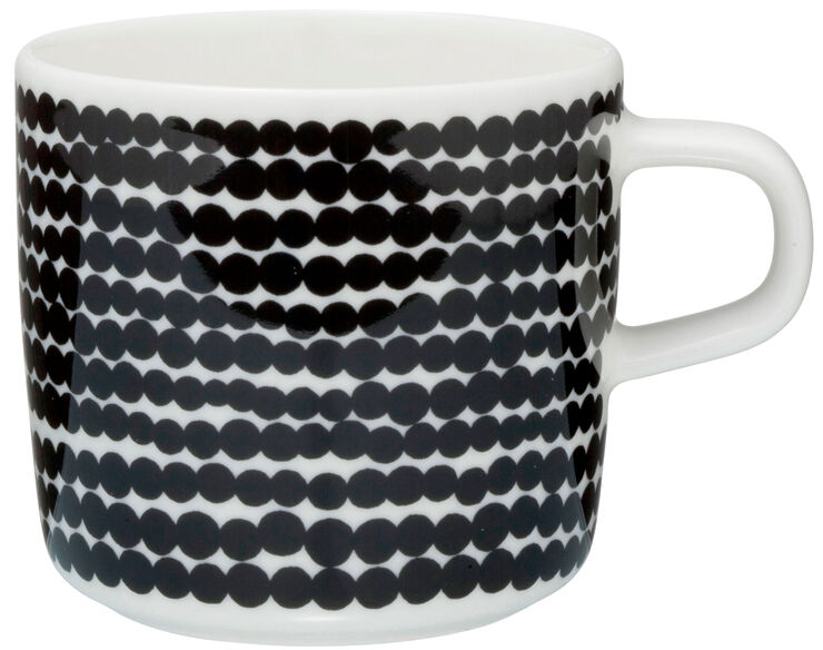Marimekko Siirtolap kop Hvid, sort