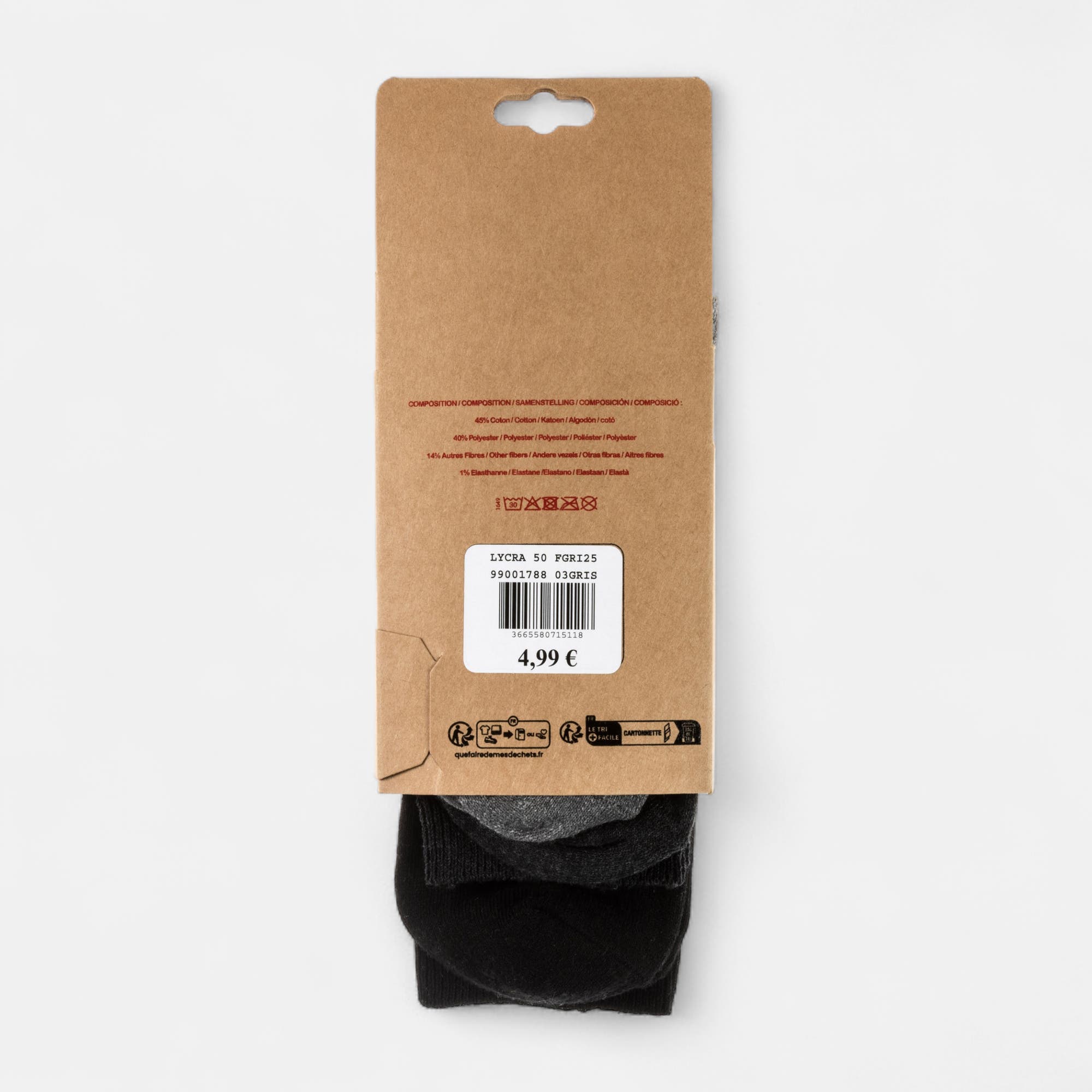 Chaussettes Femme gris