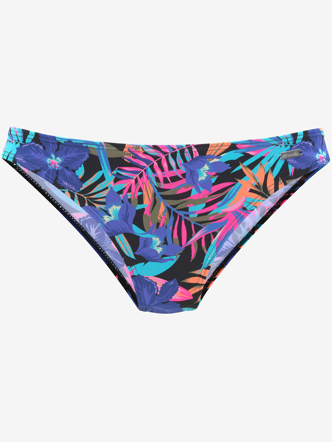 Bas de maillot de bain motif tropical