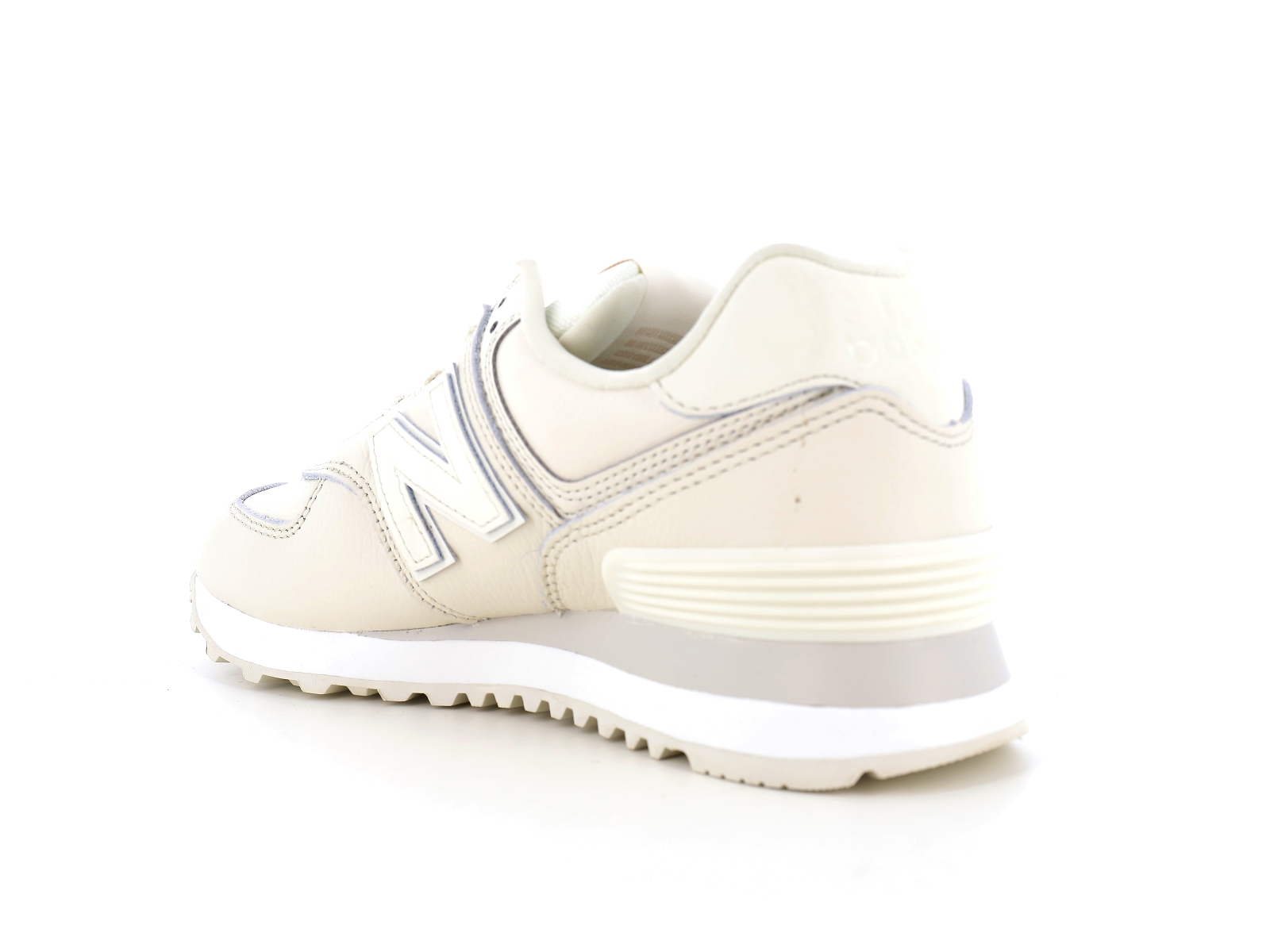 New balance a-WL574IR2 Matières combinées Blanc Casse
