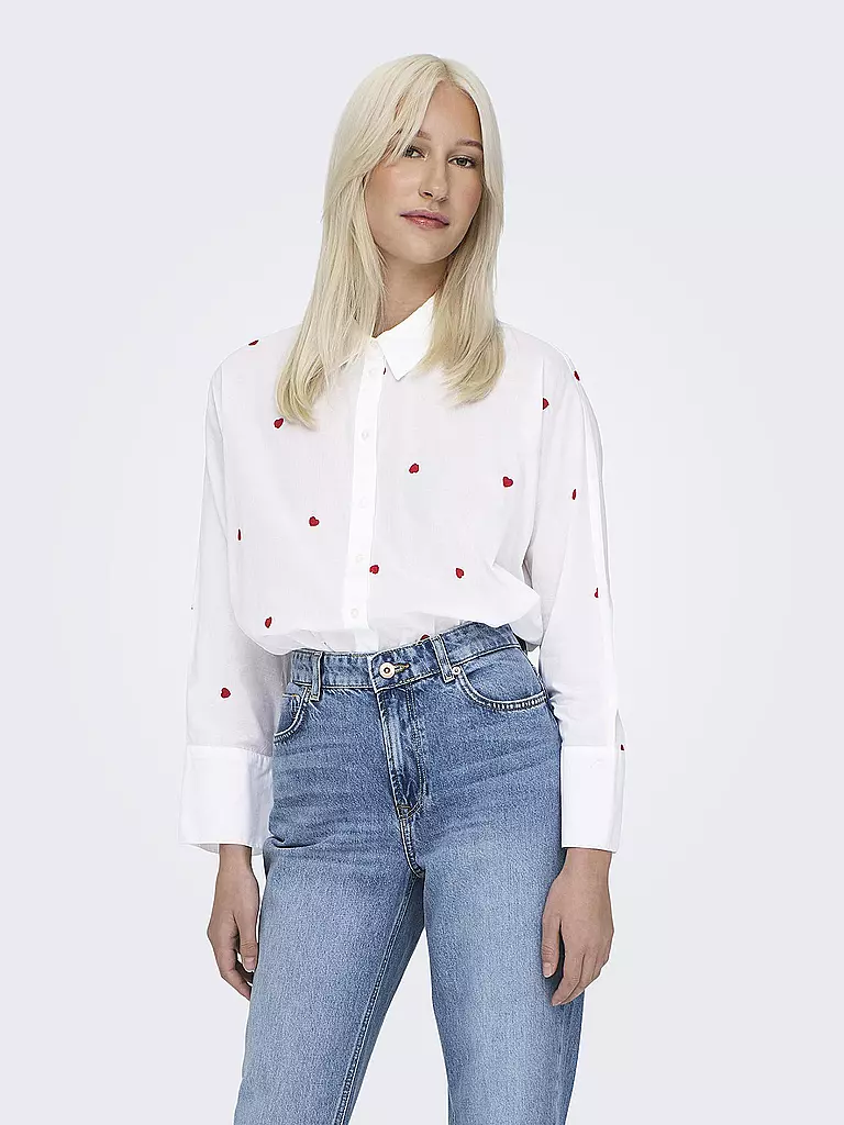 ONLY Bluse ONLNEW LINA weiss