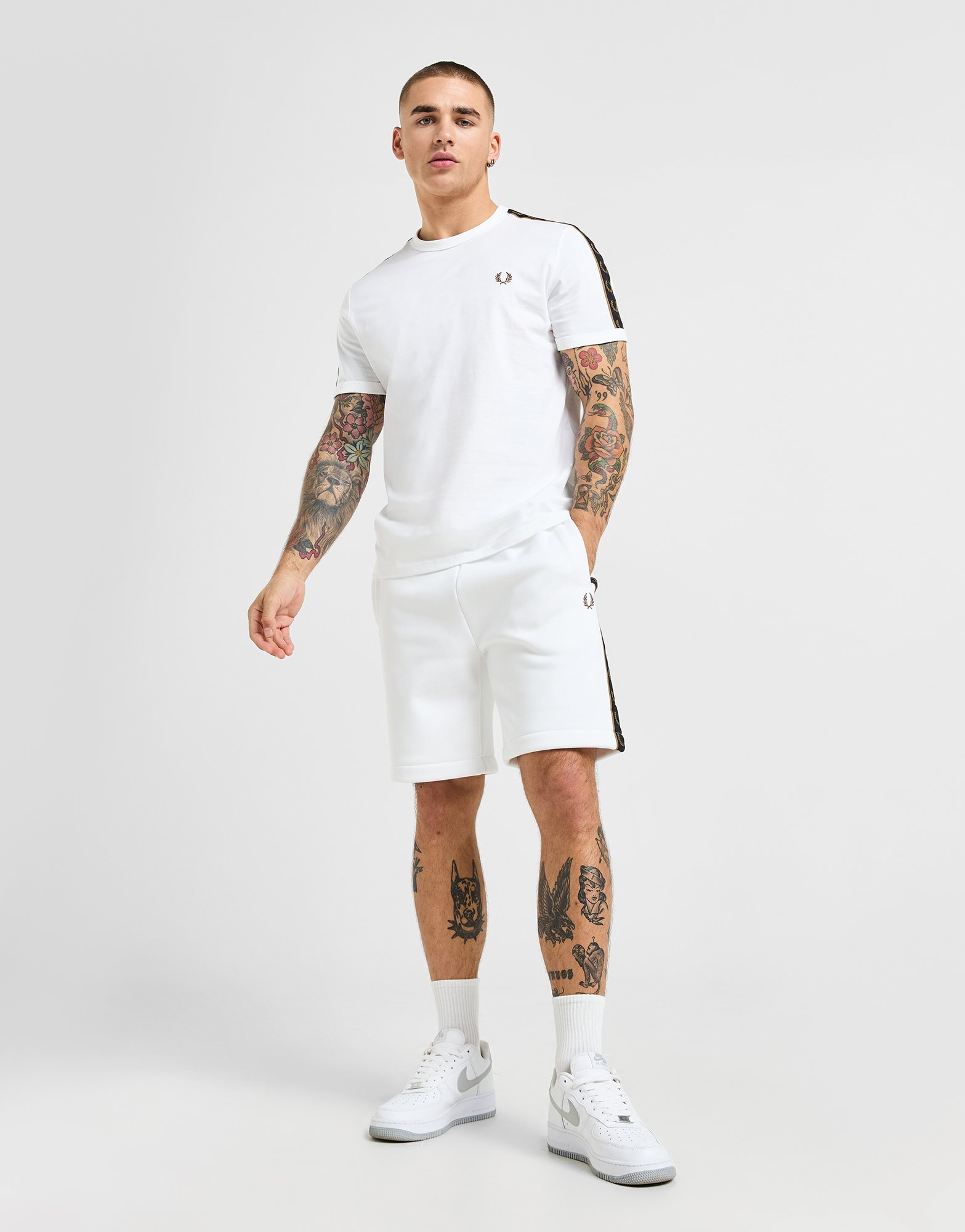 Fred Perry T-shirt Tape Ringer Homme