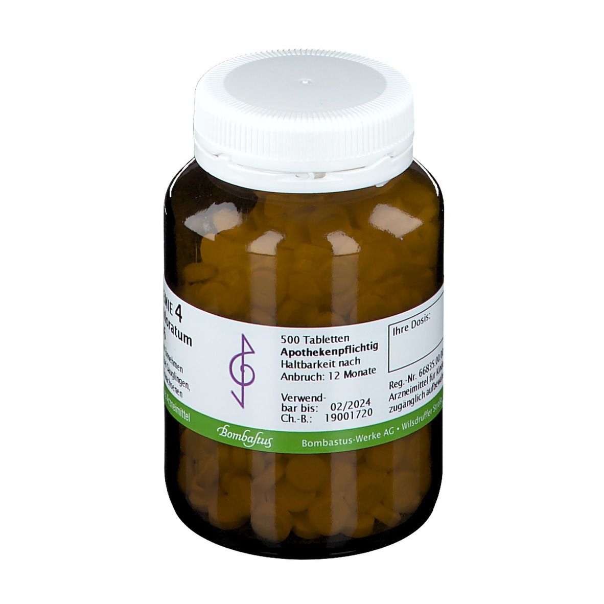 Bombastus Biochemie 4 Kalium chloratum D6 Tabletten