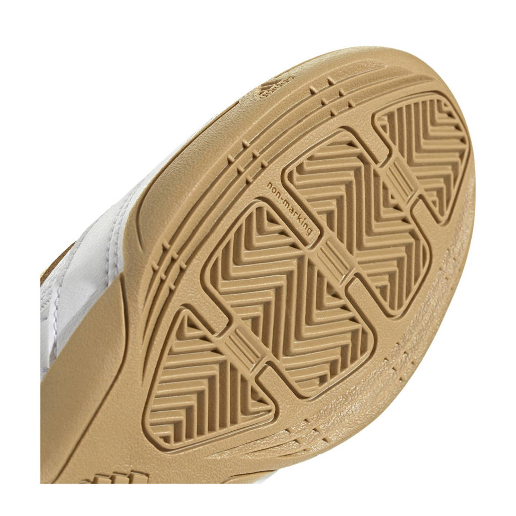 adidas Super Salajunior zaalvoetbalschoenen wit/goud metallic/zwart
