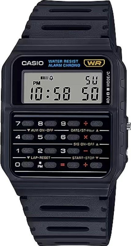 Casio - CA-53W-1ER - Digitale Horloge - Zwart - Resin