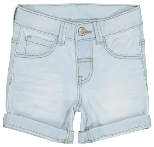 short jog denim bébé bleu clair