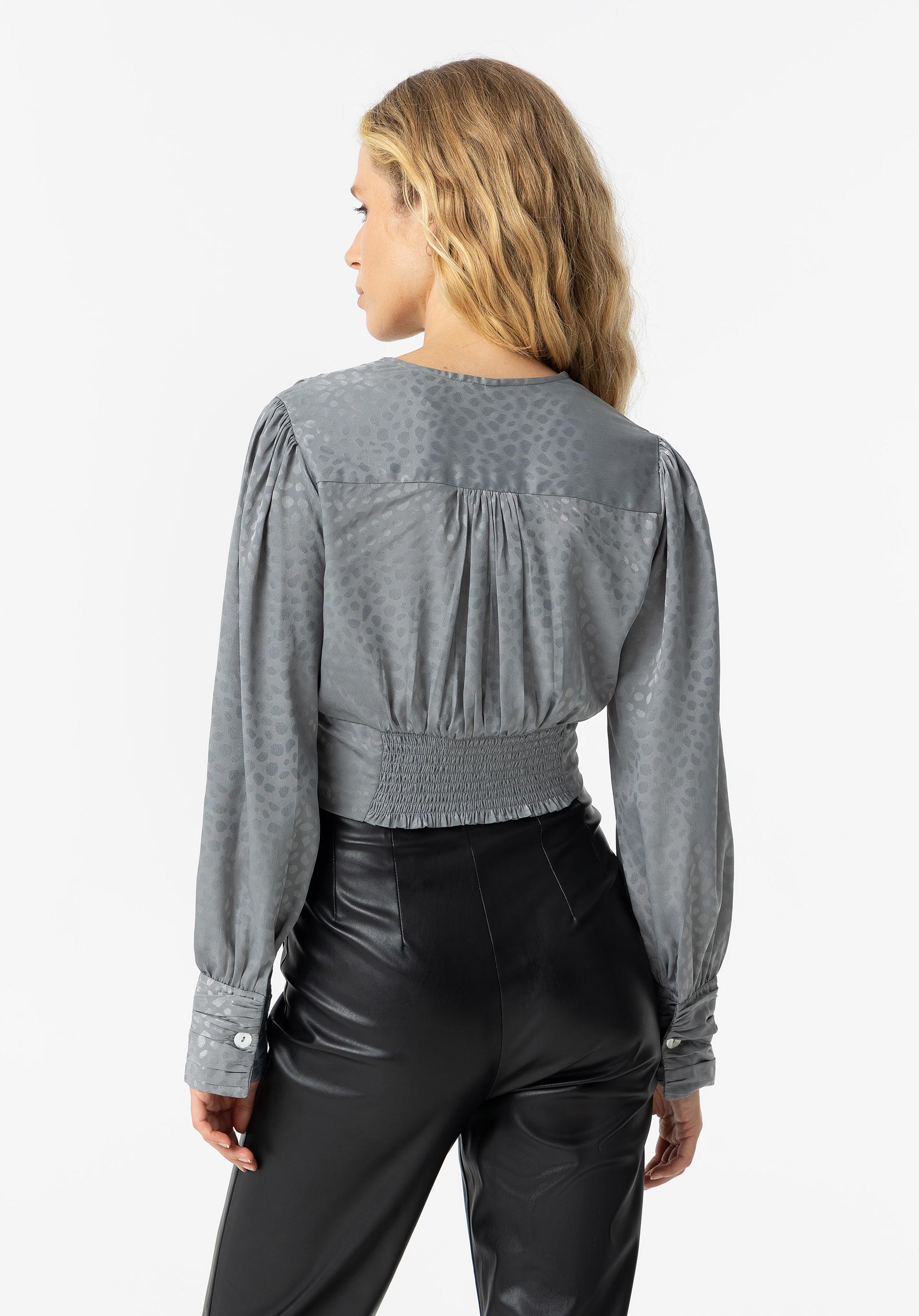 Blusa Cropped Estampada