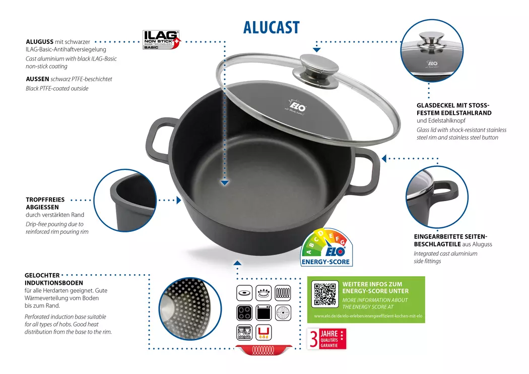 Kochtopf Alucast 20 cm