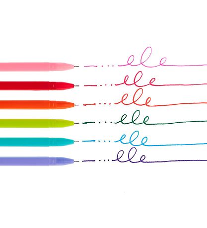 Ooly Pen - 6 St. - Farbige Gelstifte mit feinen Line