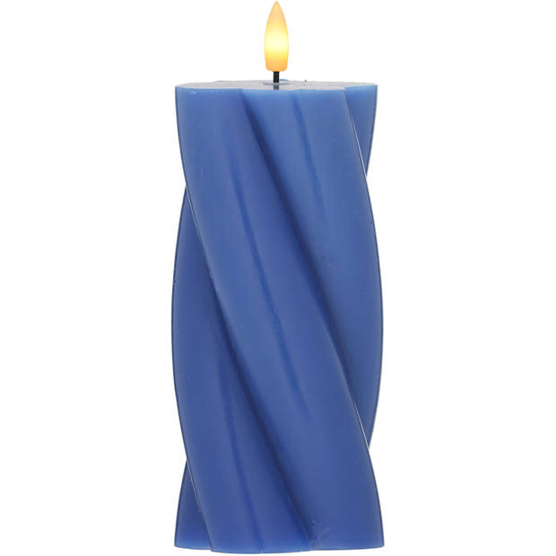 Blokker LED Kaars Dolce Vita - Blauw
