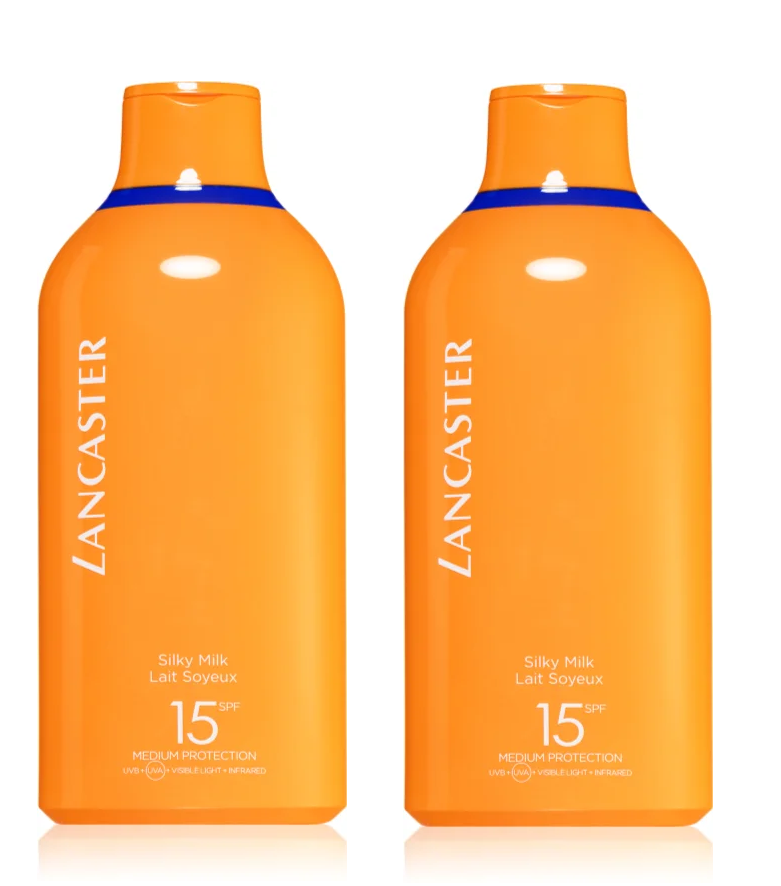 Lancaster - 2 x SUN BEAUTY Silky Milk SPF15 400 ml - Solcreme