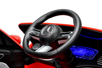 Mercedes-Benz EQS SUV Elbil, Rød