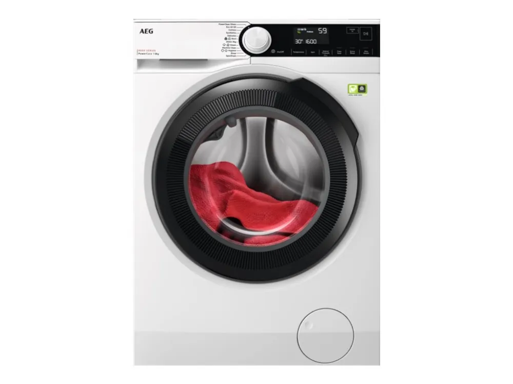 AEG 8000 Series LR834T86N - Vaskemaskine - bredde: 59.7 cm - dybde: 66 cm - højde: 84.7 cm - frontbetjening - 60 liter - 8 kg - 1600 rpm
