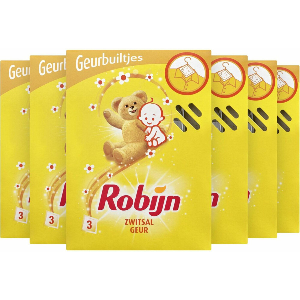 6x Robijn Geurbuiltjes Zwitsal3 stuks