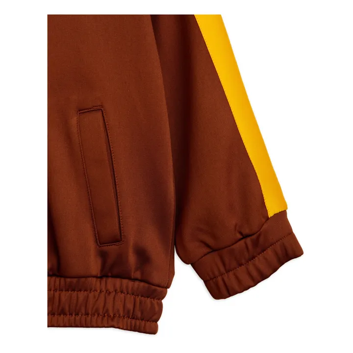 Mini Rodini Veste de Survêtement Polyester Recyclé | Marron