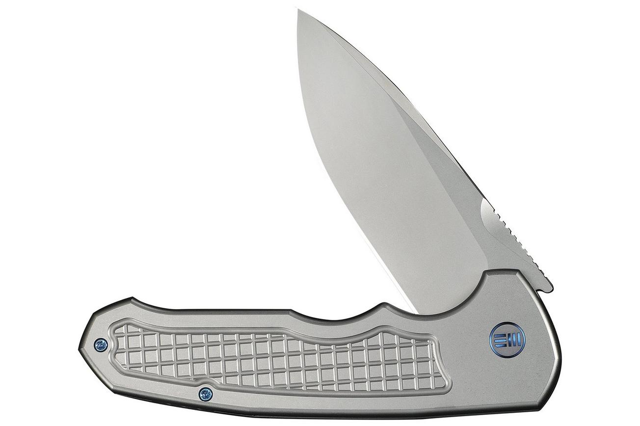 WE Knife Starlash WE23011C-2 Stonewashed Böhler M390, Gray Titanium, zakmes