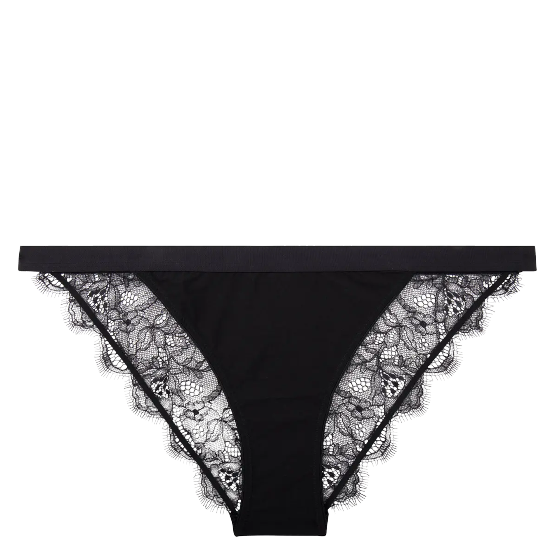 WILD ROSE - Culotte échancrée à dentelle dos Wild Rose | Noir