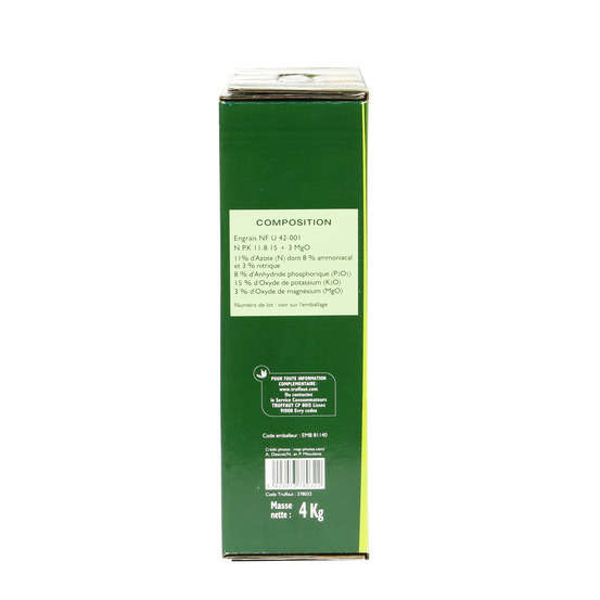 Engrais conifères et arbustes d'ornement : 4 kg