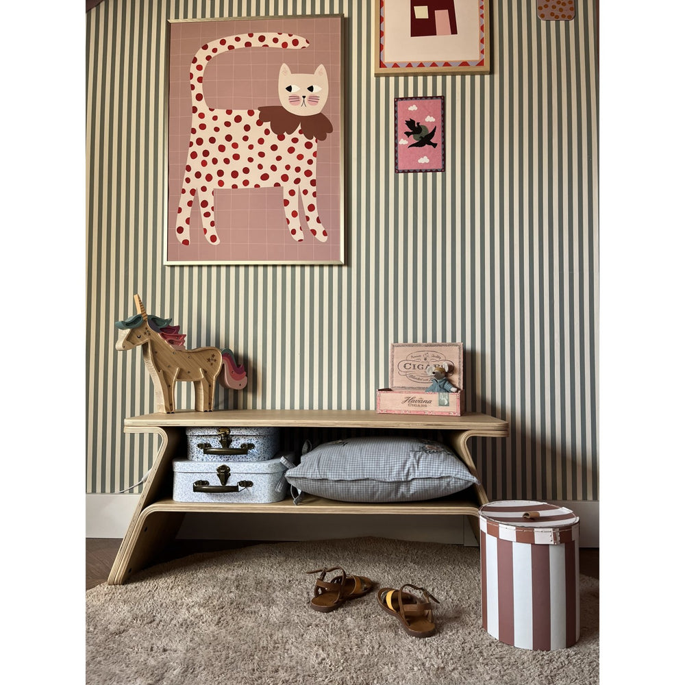 Køb Curve Lab Oak Tokyo Bench Kids