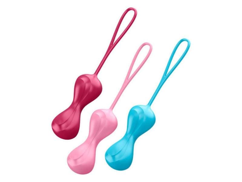 Satisfyer Liebeskugeln Satisfyer Balls Set 3 Stück 3 Liebeskugeln mit kleinen Metallkugeln im Inneren