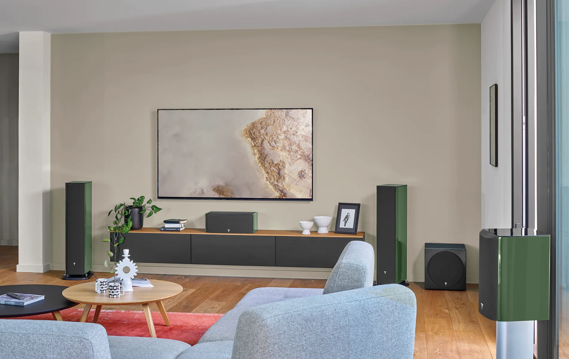 Focal Aria Evo X N°4 Vert (la paire) Enceintes colonne