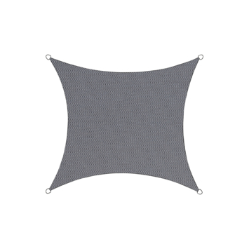 Handson schaduwdoek vierkant antraciet 500 x 500 cm