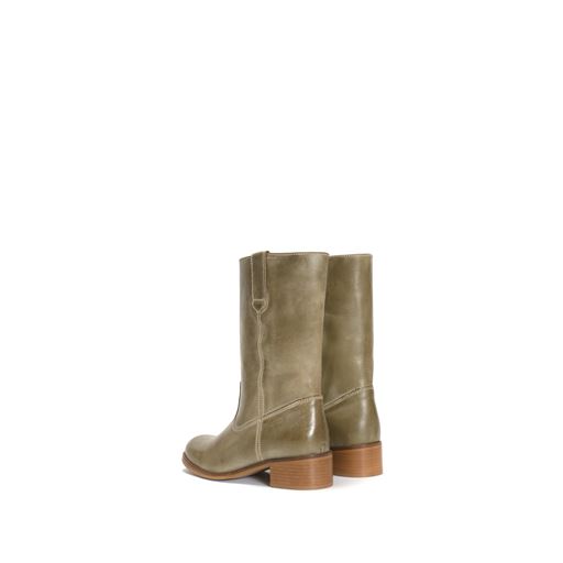 Dico Copenhagen Julia Gaucho Støvler, Avocado Green, 36