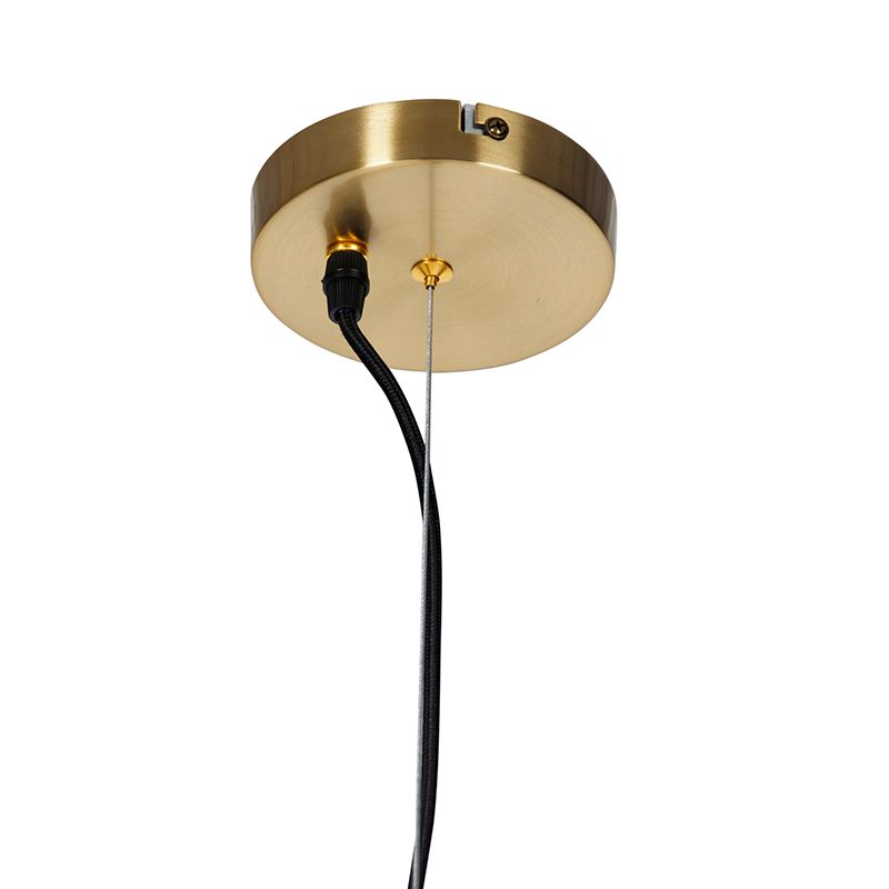 Smart Scandinavische hanglamp goud met opaal glas 40cm incl. Wifi A60 - Ball 40