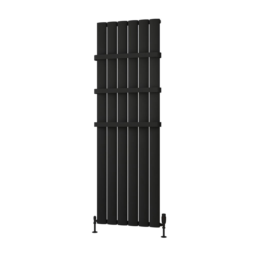 Eastbrook Malmesbury radiator 57x180cm aluminium 1560W zwart mat
