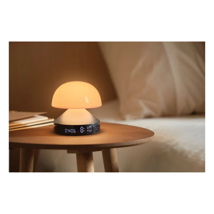 Lexon Lampe réveil simulateur d'aube Mina Sunrise | Gris métal