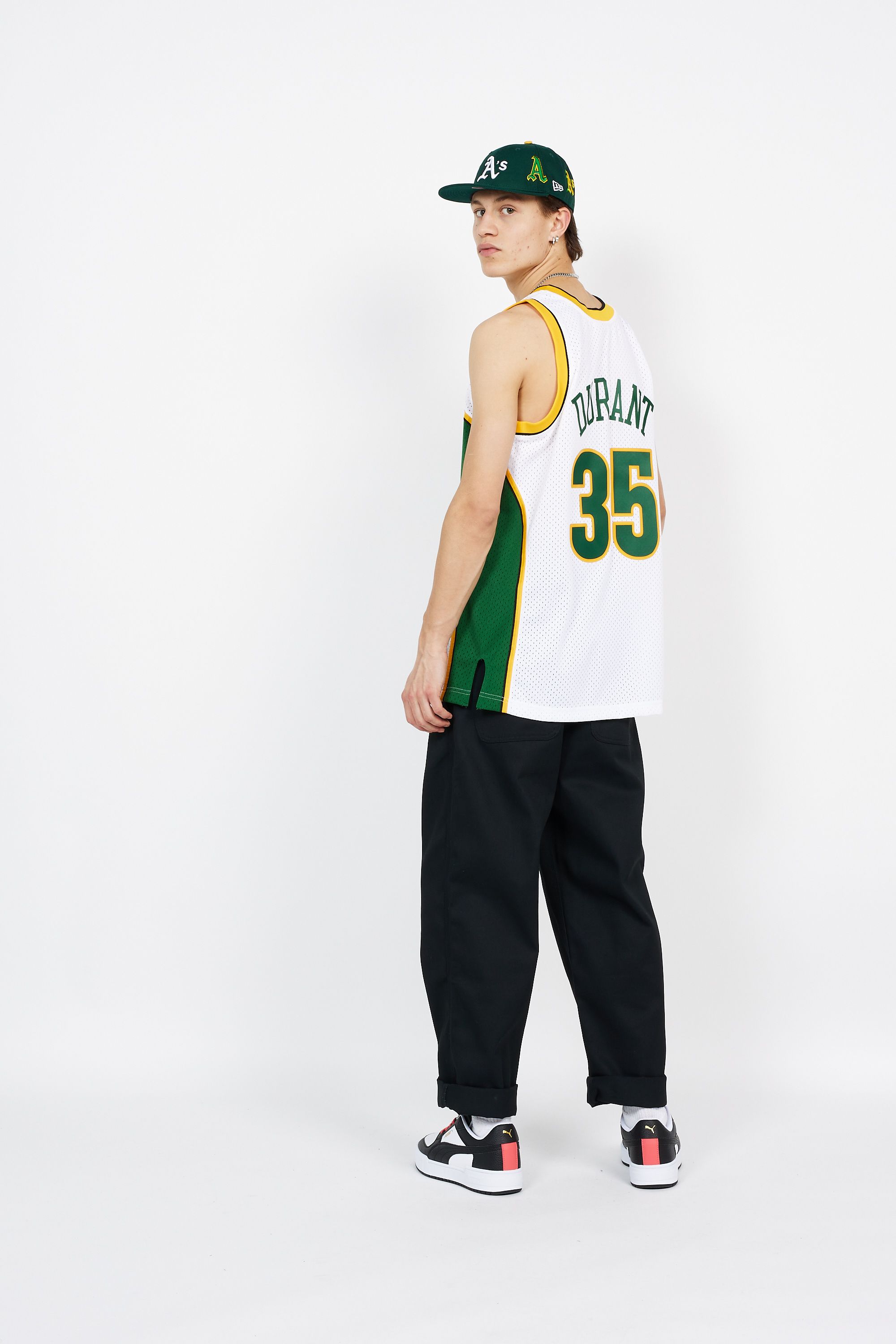 MITCHELL & NESS débardeur Seattle Supersonics 2007-08 - Kevin Durant  Blanc