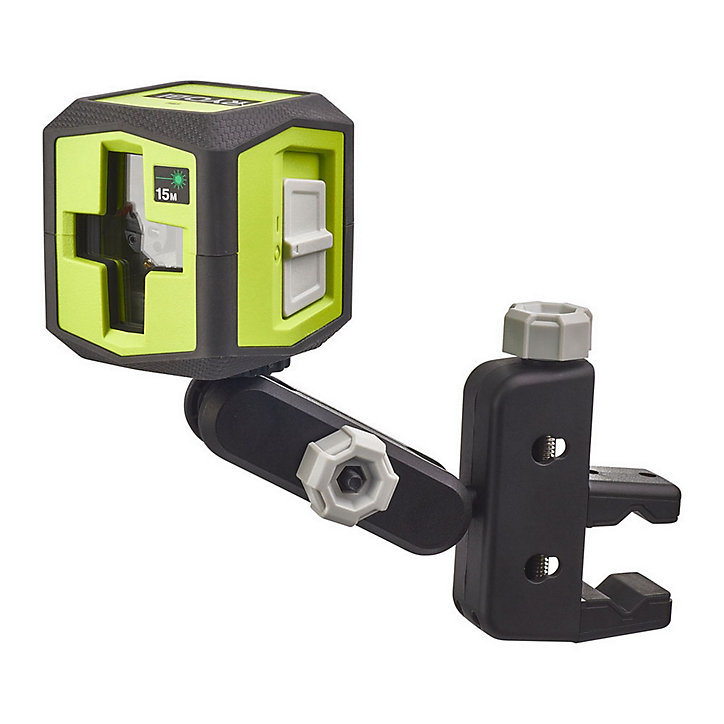 Niveau laser en croix Ryobi RBCLLG1 vert 15 m