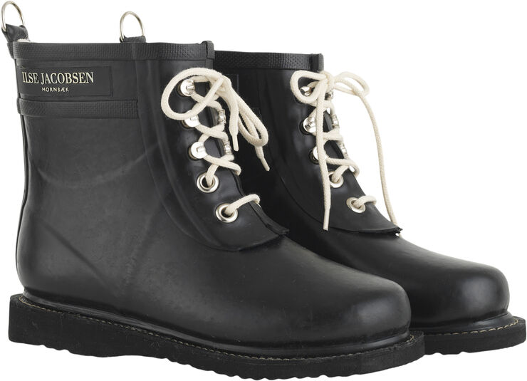 ILSE JACOBSEN short rubberboot Sort