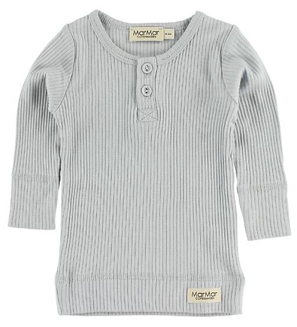 MarMar Bluse - Rib - Modal - Lyseblå