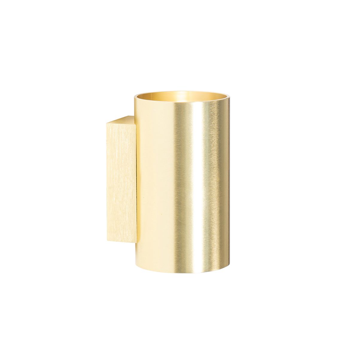 Smart wandlamp goud rond incl. 2 Wifi GU10 - Sandy