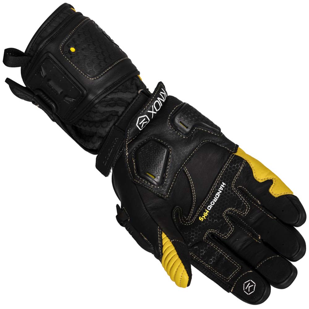 knox - Gants Handroid MK5 Noir / Blanc / Jaune