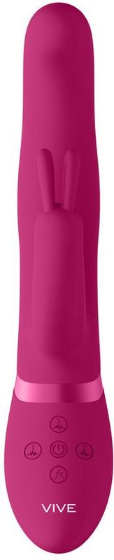 VIVE By Shots - Izara - Rotating Beads Rabbit Vibrator - Pink