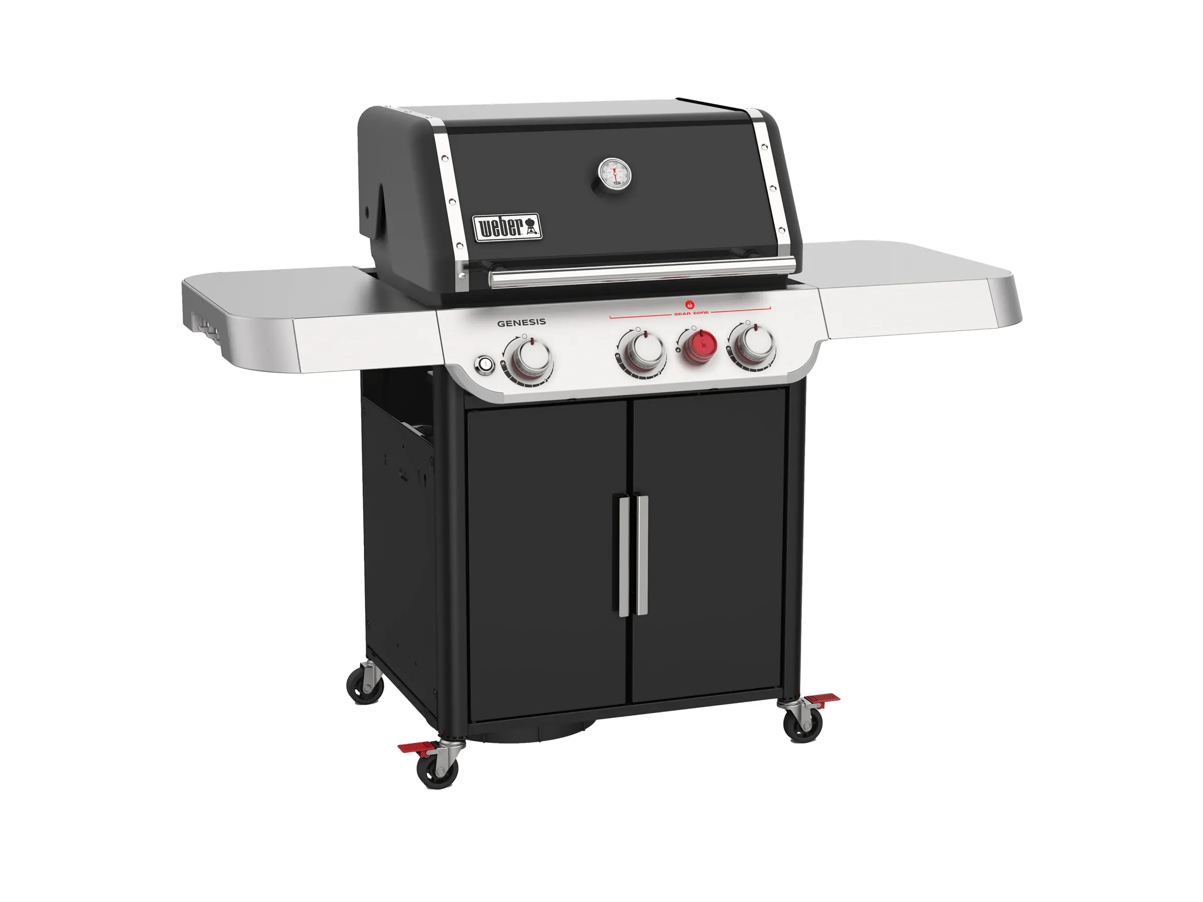 Weber Gasgrill Genesis E-325S GBS mit 3 Brennern und Sear Zone Schwarz